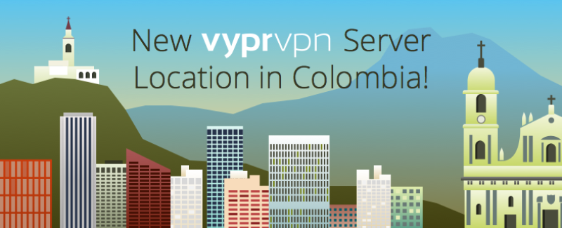 New VyprVPN Server Location in Colombia!